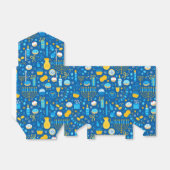 ハヌカー（ユダヤ教の祭り）祝ズジェルトユダヤ星雪片 フェイバーボックス (折り畳みなし)