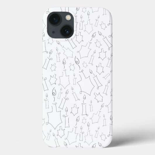 ハヌカー(ユダヤ教の祭り) Case-Mate iPhoneケース (裏面)