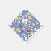 ハヌカー（ユダヤ教の祭り）cookieパーティー スタンダードカクテルナプキン (角)