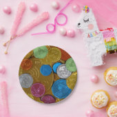 ハヌカー（ユダヤ教の祭り） Gelt ペーパープレート (パーティー)