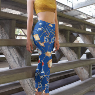 ハヌカー（ユダヤ教）メノラードライデルウォーター色金ゴールド レギンス