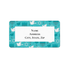 ハヌカー（ユダヤ教）メノラードーブスター ラベル