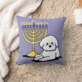 ハヌカー(ユダヤ教)メノラービション装飾用クッション クッション (ブランケット)