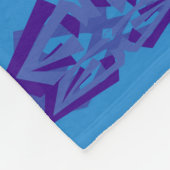 ハヌカー(ユダヤ教)メノラー毛布 フリースブランケット (角)