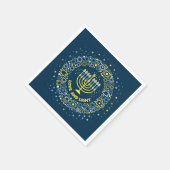 ハヌカー（ユダヤ教）メノラー紙ナプキンズゲストタオル スタンダードカクテルナプキン (角)