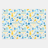 ハヌカー ラッピングペーパーシート (正面3)