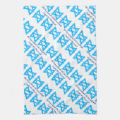 "ハヌカー"台所タオルダビデの星 キッチンタオル (縦)