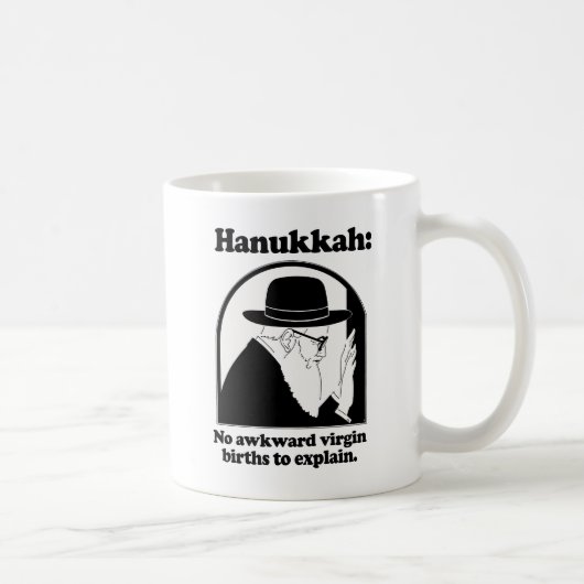 ハヌカー-扱いにくい処女懐胎 コーヒーマグカップ (右)