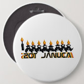 ハヌカー 缶バッジ (正面&裏面)