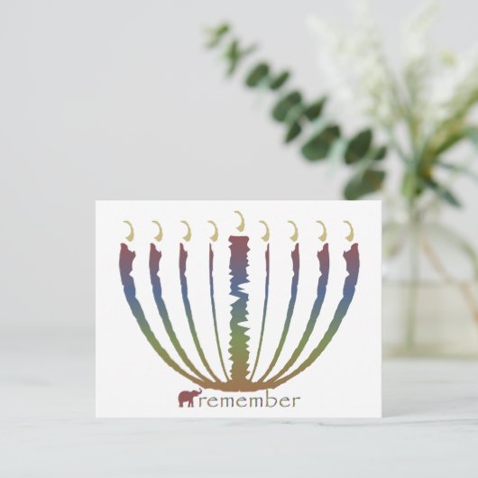ハヌカー – 覚えている シーズンポストカード (スタンド正面)