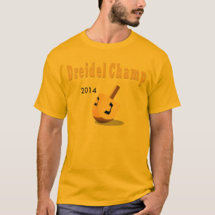 ハヌカーDREIDELのチャンピオンの2014年のTシャツ Tシャツ