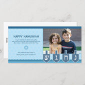 ハヌカーDreidelの写真カード シーズンカード (正面/裏面)