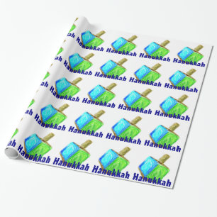 ハヌカーDreidels ラッピングペーパー