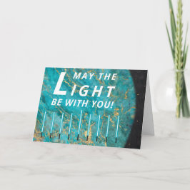 ハヌカーLIGHTSグリーティングカード 招待状