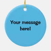 ハヌカーSufganiyotのユダヤ人のゼリーによって満たされるドーナツ セラミックオーナメント (裏面)