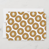 ハヌカ祝ラトケスユダヤ教の休日パーティー 招待状 (裏面)