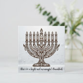 ハヌカ祭りのお祝い シーズンカード (スタンド正面)