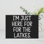 ハヌカ祭り、私はただのラトケ祭り Jewish  シーズンカード (スタンド正面)