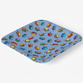 ハヌカ紙プレート群 – ユダイカ  ペーパープレート (傾斜あり)