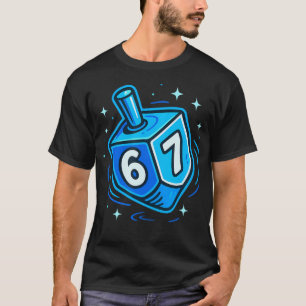 ハヌカ67ミーム チャヌカ ユダヤ人 男女 キッズ Tシャツ