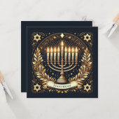ハヌカ カード (正面/裏面インサイチュ)