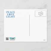 ハヌカ·スター·オブ·デイビッド-ブリタニー-チャーリー シーズンポストカード (裏面)