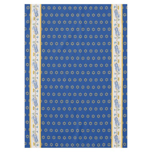 ハヌカ・テーブルクロス テーブルクロス (正面)