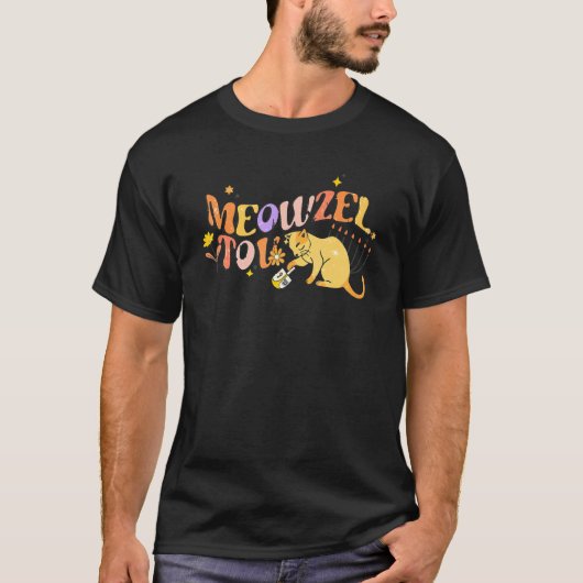 ハヌカ ユダヤ人 猫の飼い主 メチャクチャ ハヌカ Tシャツ (正面)