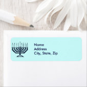 ハヌカ(ユダヤ教)メノラー ラベル (インサイチュ)