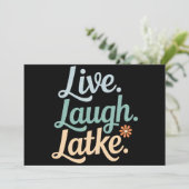 ハヌカ ライブ ラッフル ラトケ 面白い ホリデー 家族 シーズンカード (スタンド正面)