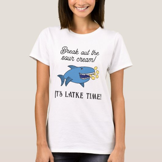 ハヌカ+ラトケタイム/レディースTシャツ Tシャツ (正面)