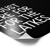 ハヌカ 私はただのラトケのためにここにいる ユダヤ人 フォトプリント            (角)