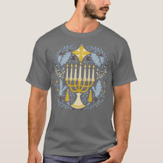 ハヌカ(HANUKKAH) Tシャツ