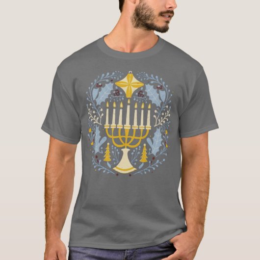 ハヌカ(HANUKKAH) Tシャツ (正面)