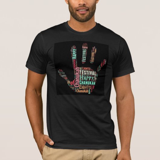 ハヌカTシャツ - チャヌカ - ユダヤ人のギフト - 彼女 Tシャツ (正面)