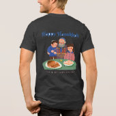 ハヌカTシャツ トライブレンドＴシャツ (裏面)