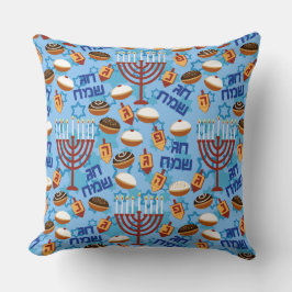 ハヌキヤ、メノラ、キャンドル クッション