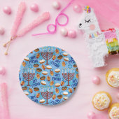 ハヌキヤ、メノラ、キャンドル ペーパープレート (パーティー)