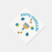 ハヌクー記号 スタンダードカクテルナプキン (角)