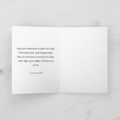 ハヌッカカード3 Photo Collage Holiday 賛美's カード (内部)