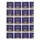 ハヌッカキッチンリネンディニングテーブルクロス テーブルクロス (正面)