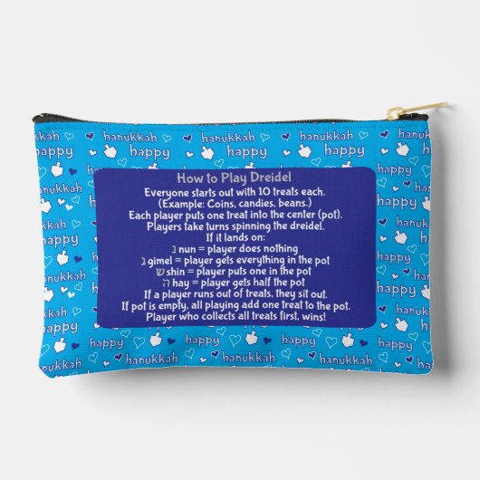 ハヌッカキャットドッグマウズバード遊ドレイデル アクセサリーポーチ (裏面)