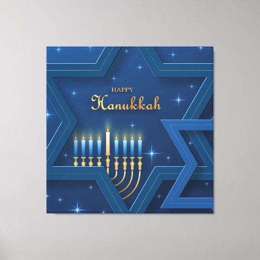 ハヌッカキャンバス印刷 キャンバスプリント (正面)