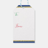 ハヌッカギフトラベルマウスと友人 ギフトタグ (裏面)