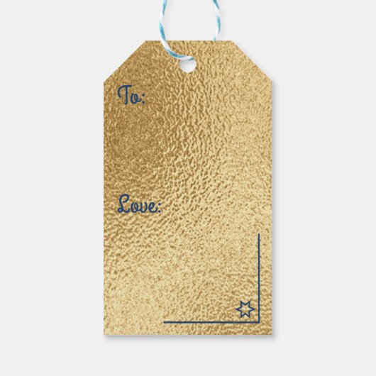 ハヌッカギフトラベル素晴らし奇跡が起きた海軍/G ギフトタグ (裏面)