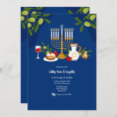 ハヌッカギャザリング 招待状 (正面/裏面)