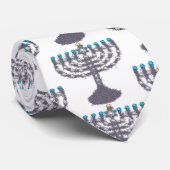 ハヌッカグラム（ユダヤ教）メノラーハヌキヤ ネクタイ (ロール)
