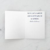 ハヌッカグリーティングカードドレイデスnストライプ シーズンカード (内部)