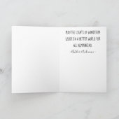 ハヌッカグリーティングカードハヌッカハッピーアートグリッツ シーズンカード (内部)