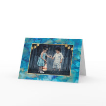 ハヌッカグリーティングカードブルース&ゴールズ